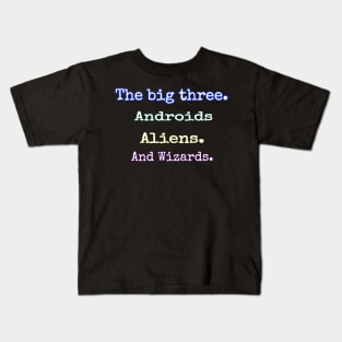 The big three Kids T-Shirt